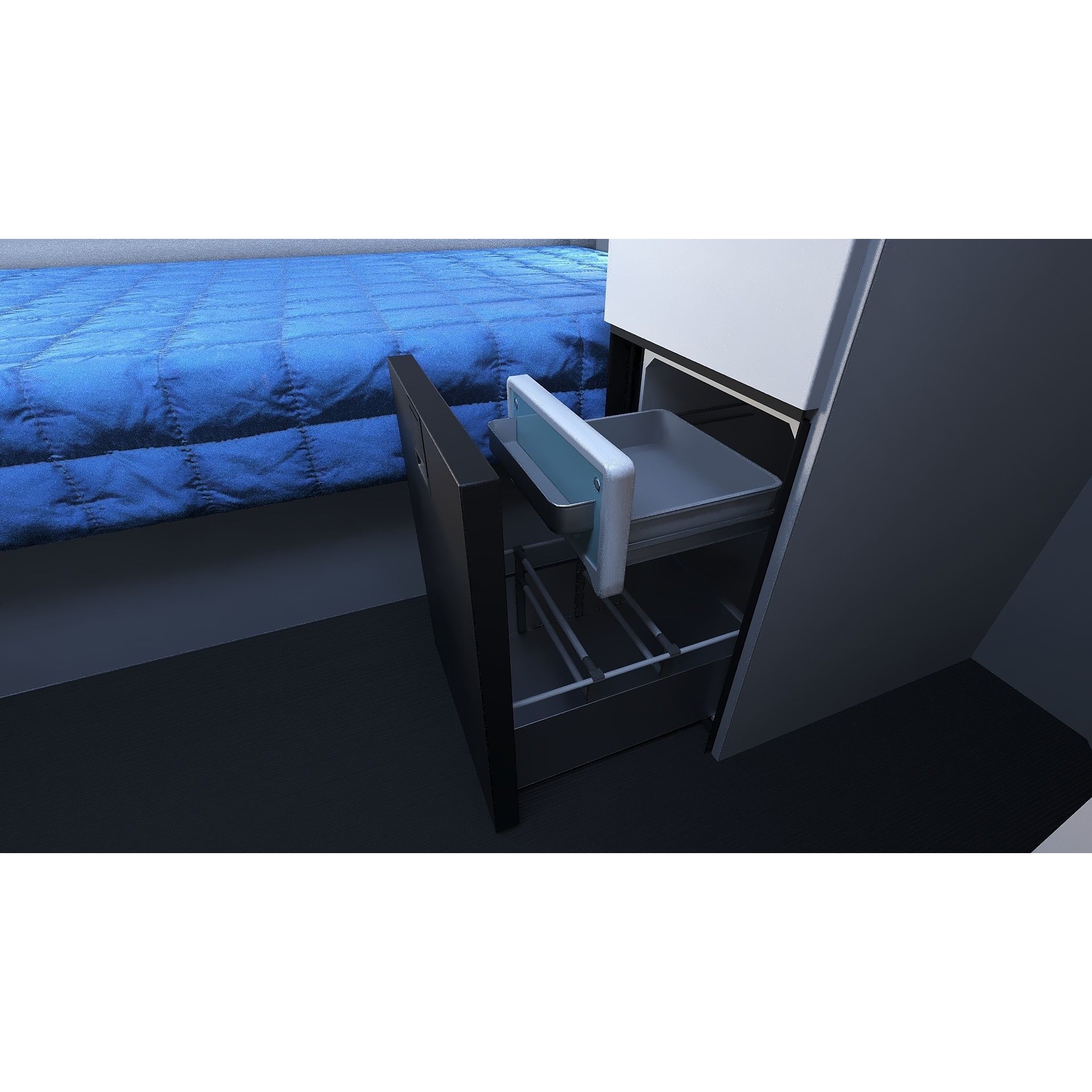 Kenworth W900 Sleeper - Low-Poly Game-Ready 3D Model - View 25