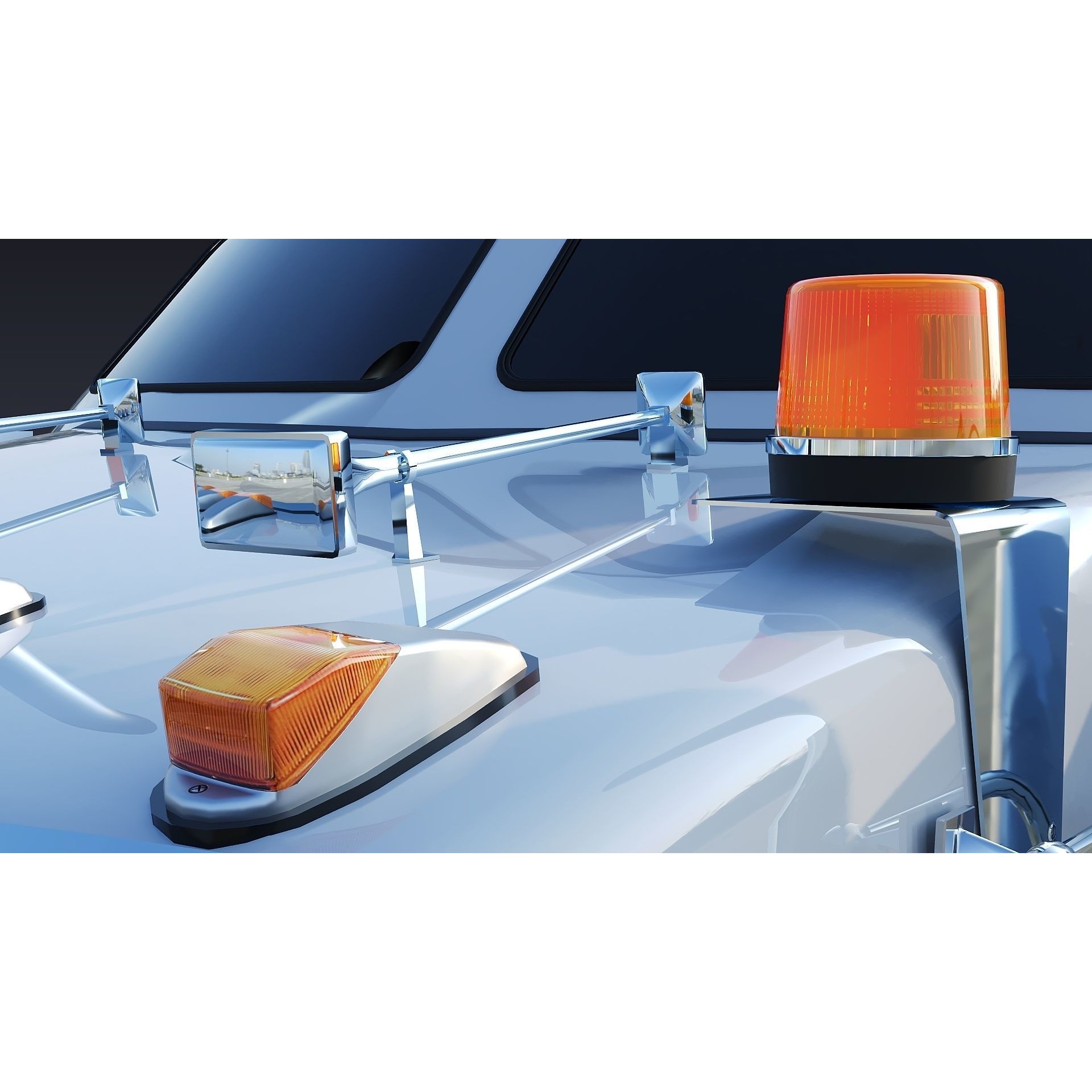 Kenworth W900 Sleeper - Low-Poly Game-Ready 3D Model - View 29