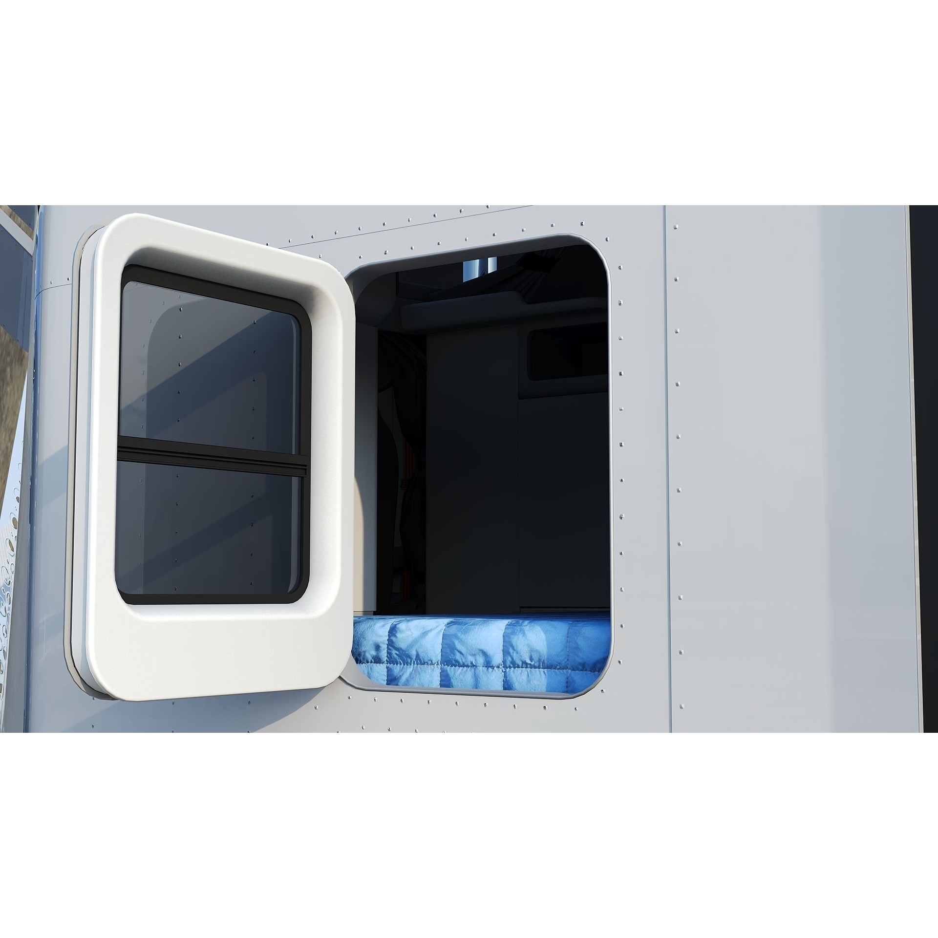 Kenworth W900 Sleeper - Low-Poly Game-Ready 3D Model - View 31