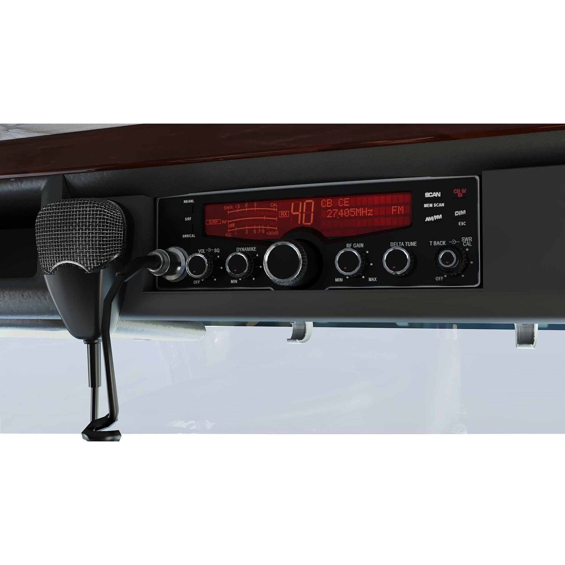 Kenworth W900 Sleeper - Low-Poly Game-Ready 3D Model - View 36