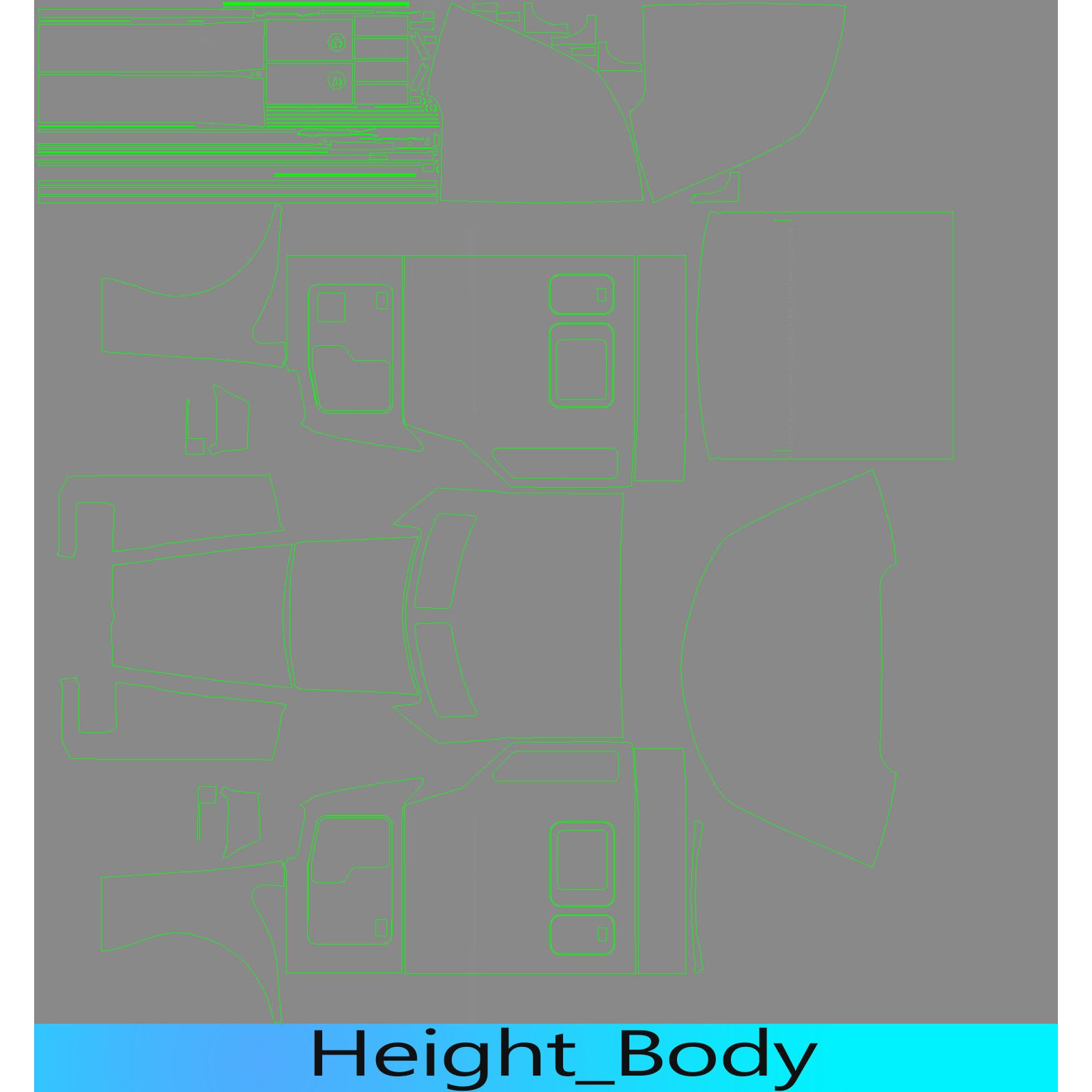 Kenworth W900 Sleeper - Low-Poly Game-Ready 3D Model - View 74