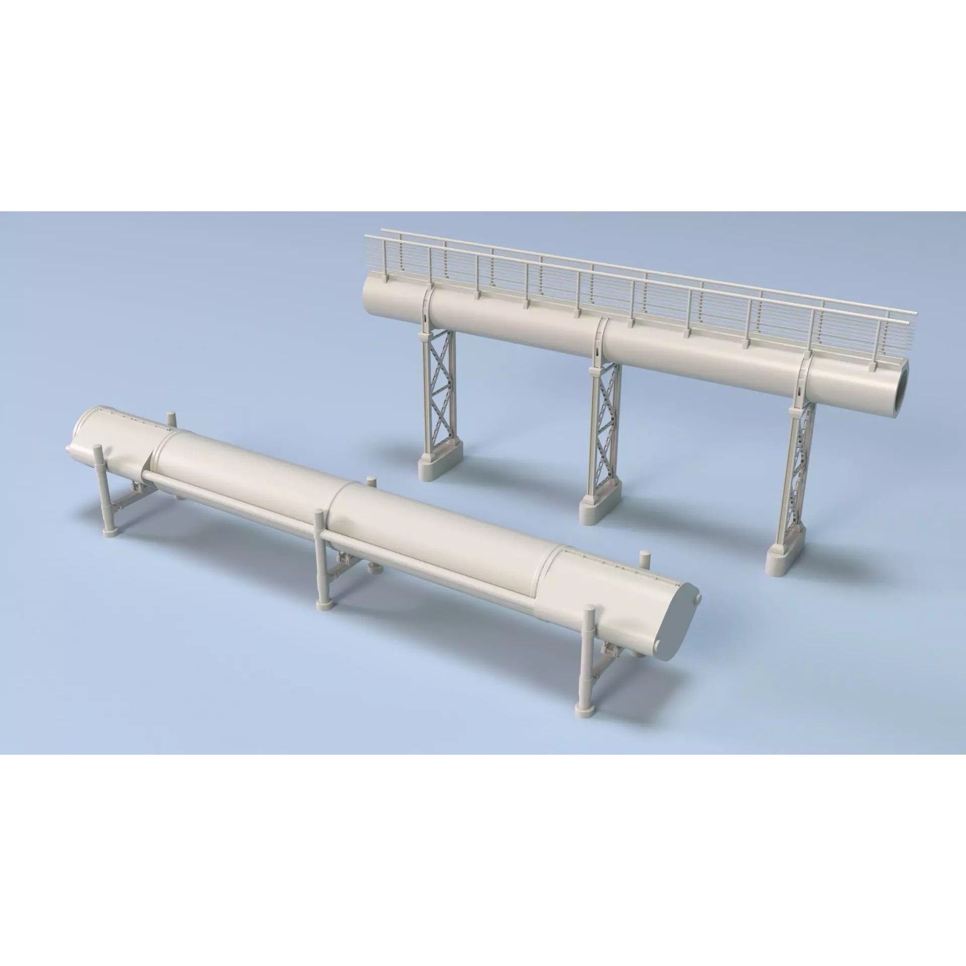 Industrial Units Collection 4 - Low-Poly Game-Ready 3D Model - View 15