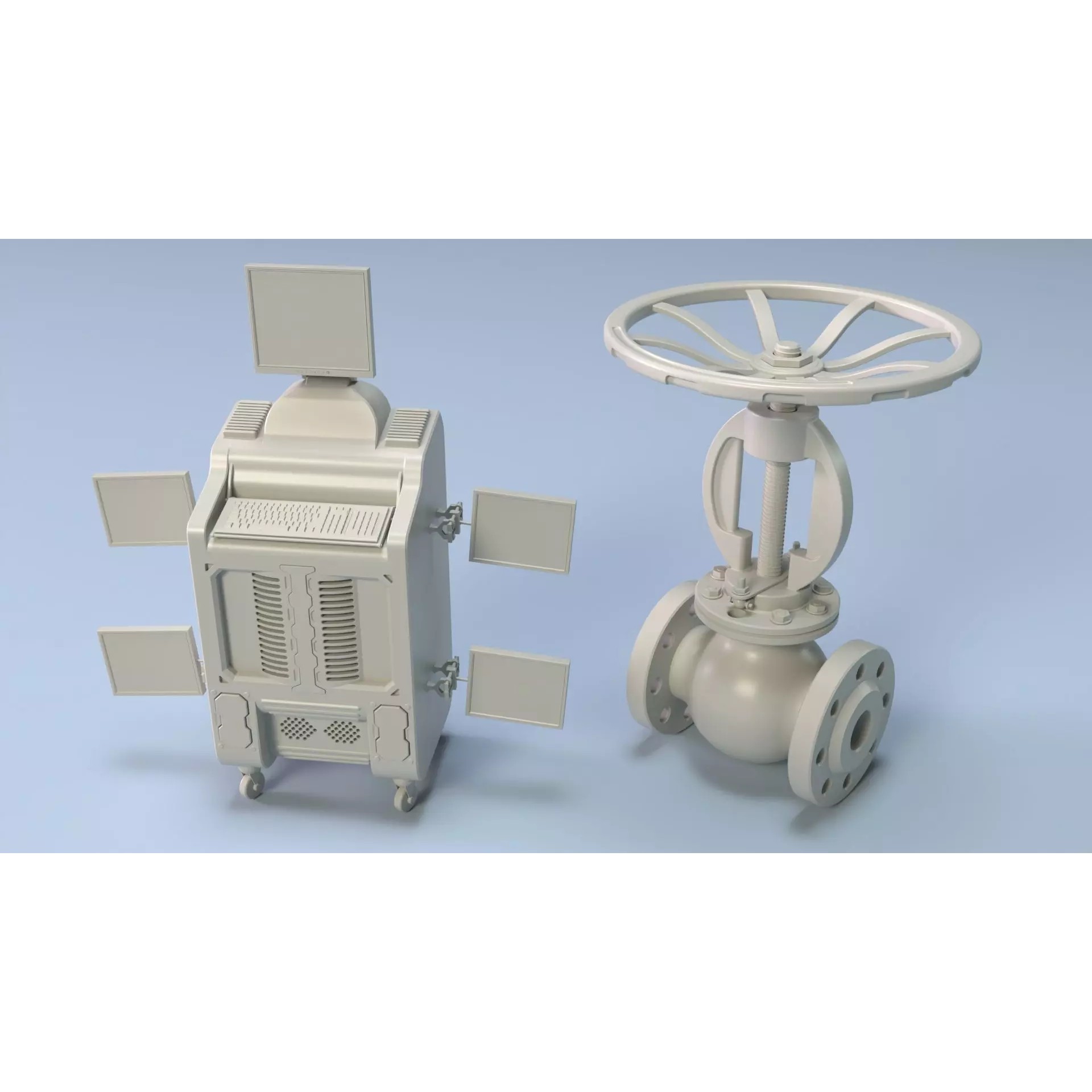 Industrial Units Collection 4 - Low-Poly Game-Ready 3D Model - View 5