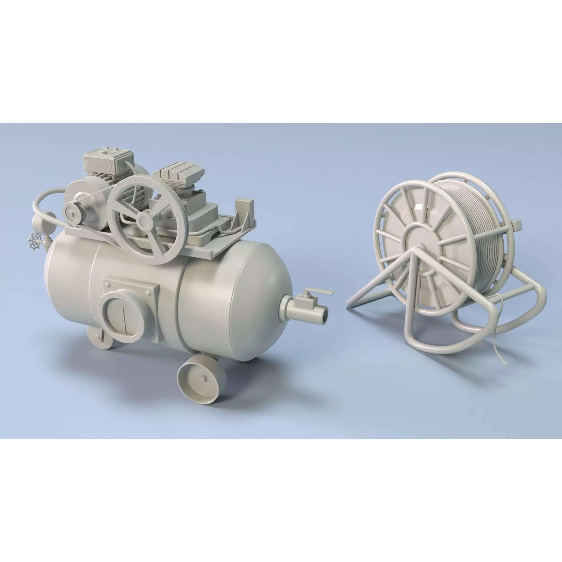 Industrial Units Collection 4 - Low-Poly Game-Ready 3D Model - View 7