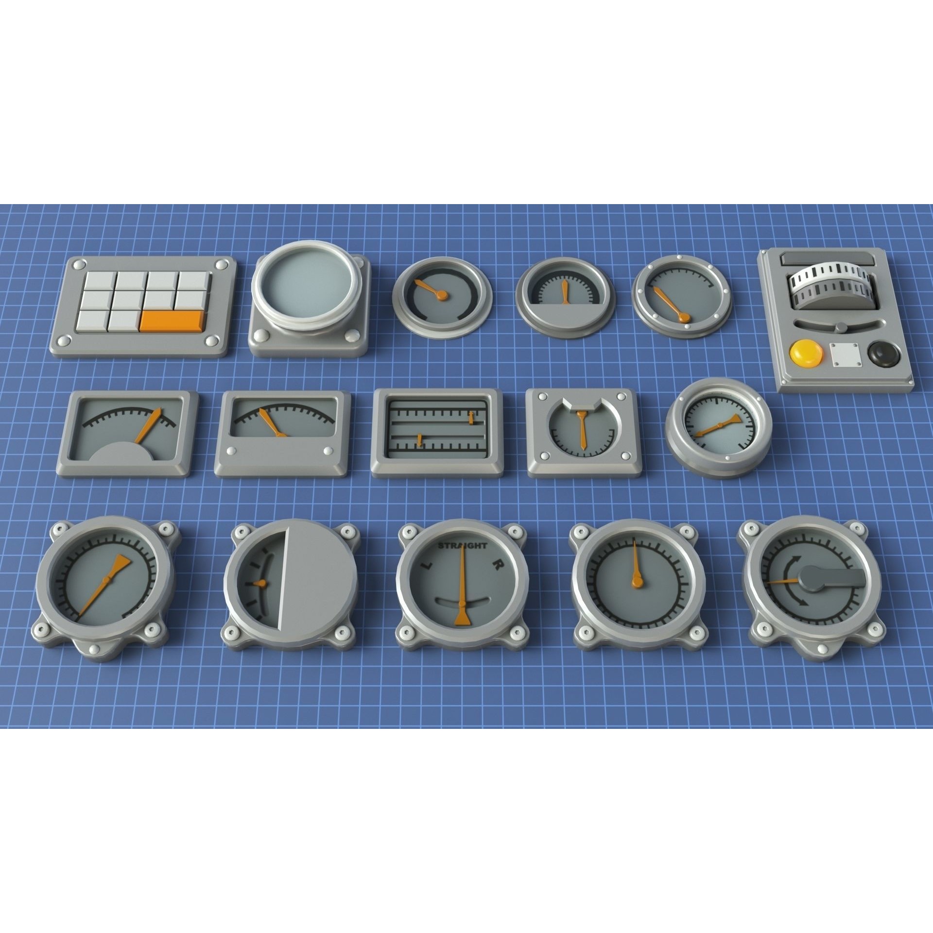 Industrial Kitbash - Low-Poly Game-Ready 3D Model - View 10