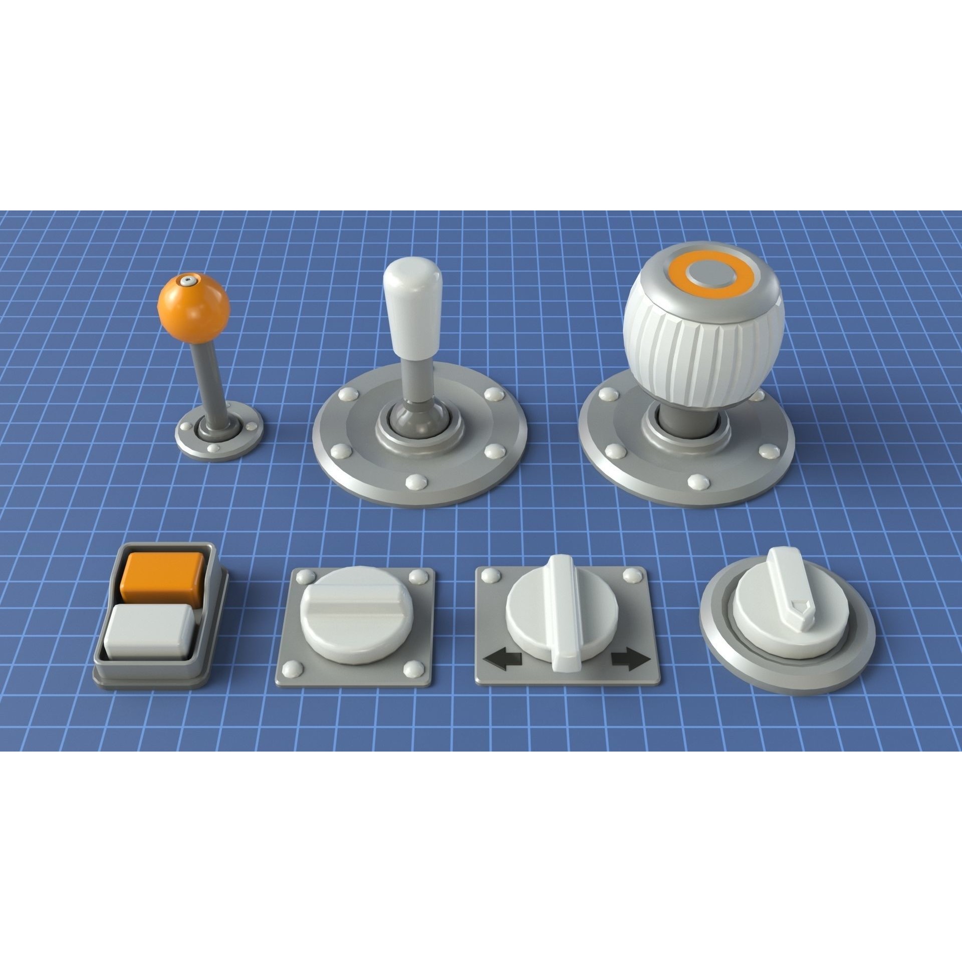Industrial Kitbash - Low-Poly Game-Ready 3D Model - View 14