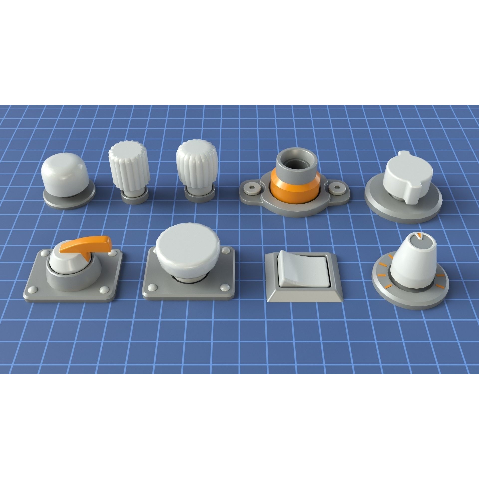 Industrial Kitbash - Low-Poly Game-Ready 3D Model - View 15