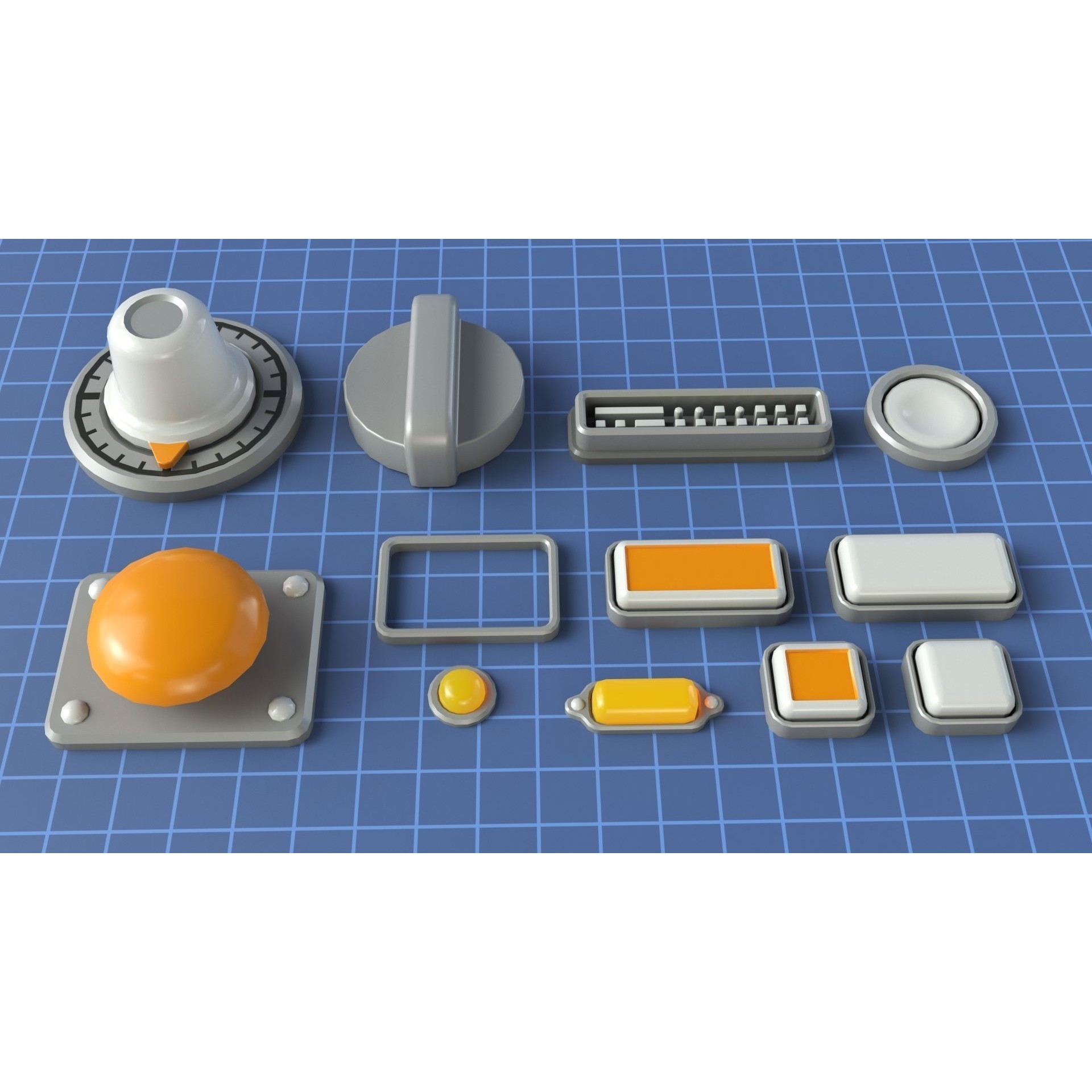Industrial Kitbash - Low-Poly Game-Ready 3D Model - View 16