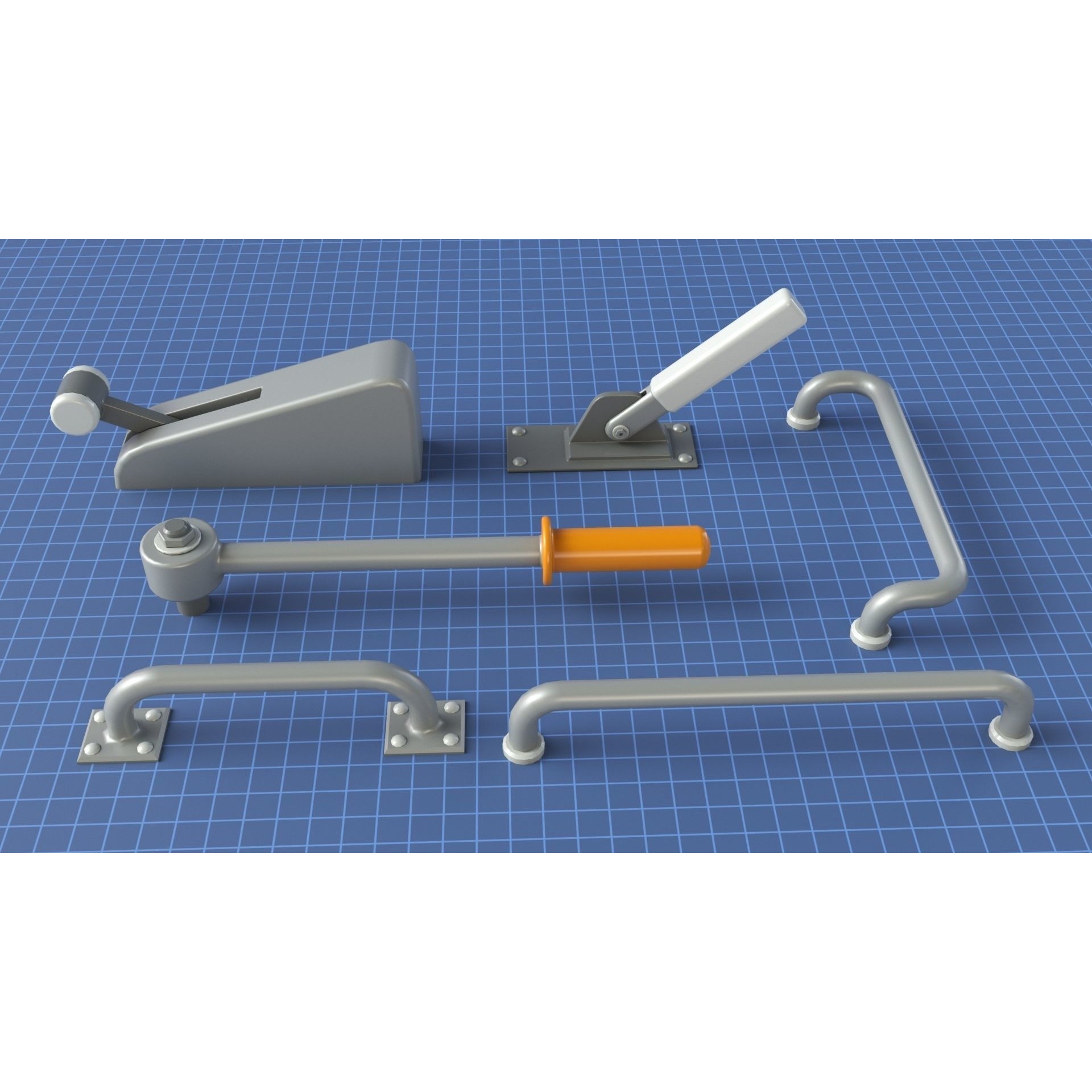 Industrial Kitbash - Low-Poly Game-Ready 3D Model - View 17