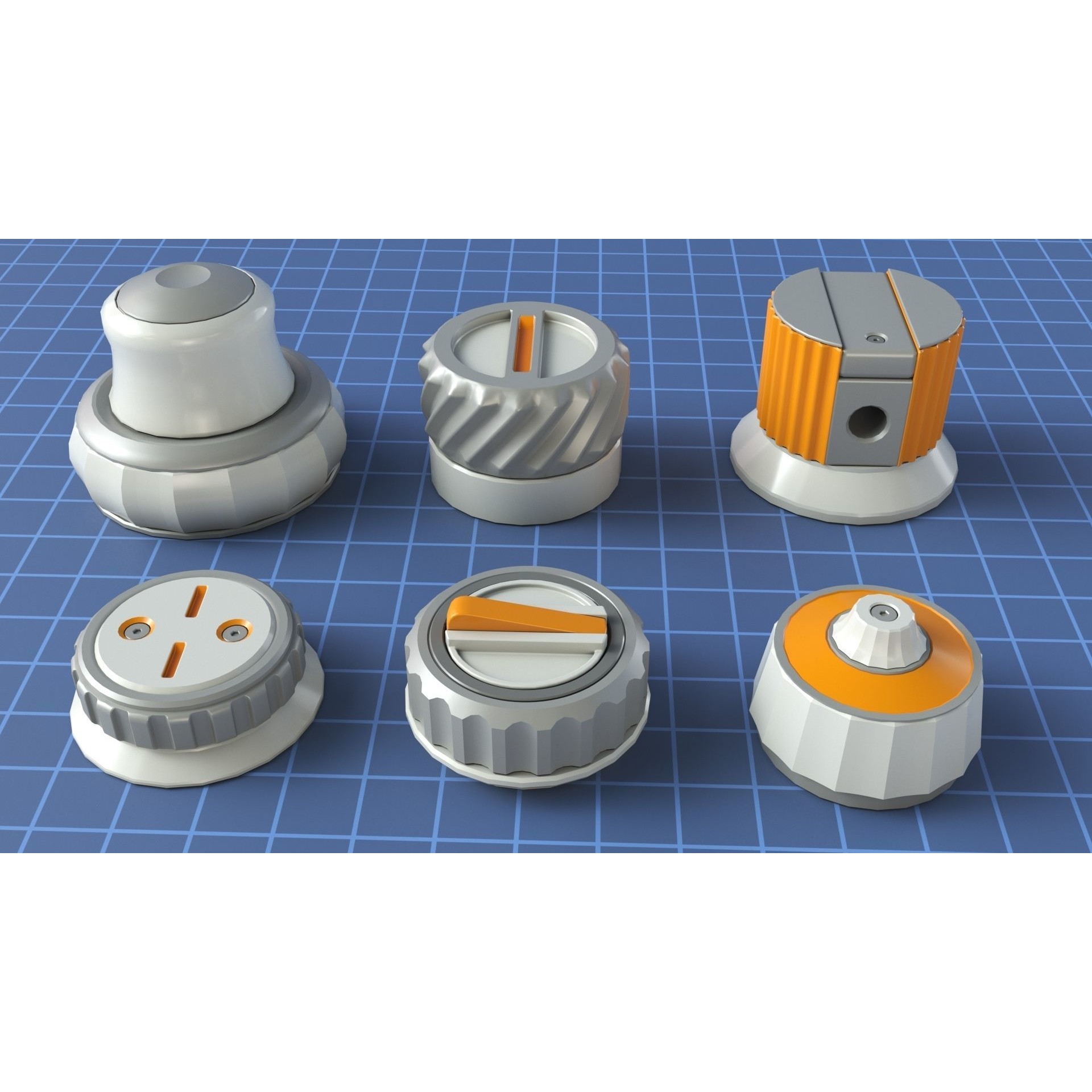 Industrial Kitbash - Low-Poly Game-Ready 3D Model - View 4