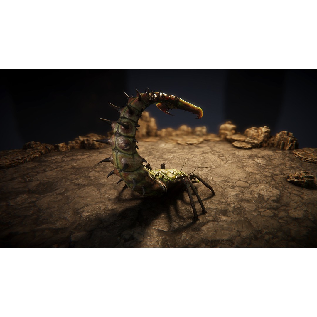 Insect Beasts 3D Model – Low Poly Animated Creatures, FBX