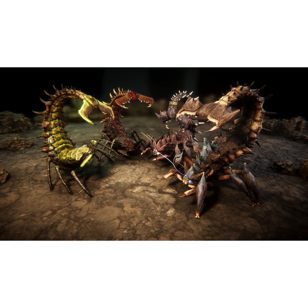 Insect Beasts 3D Model – Low Poly Animated Creatures, FBX - View 3
