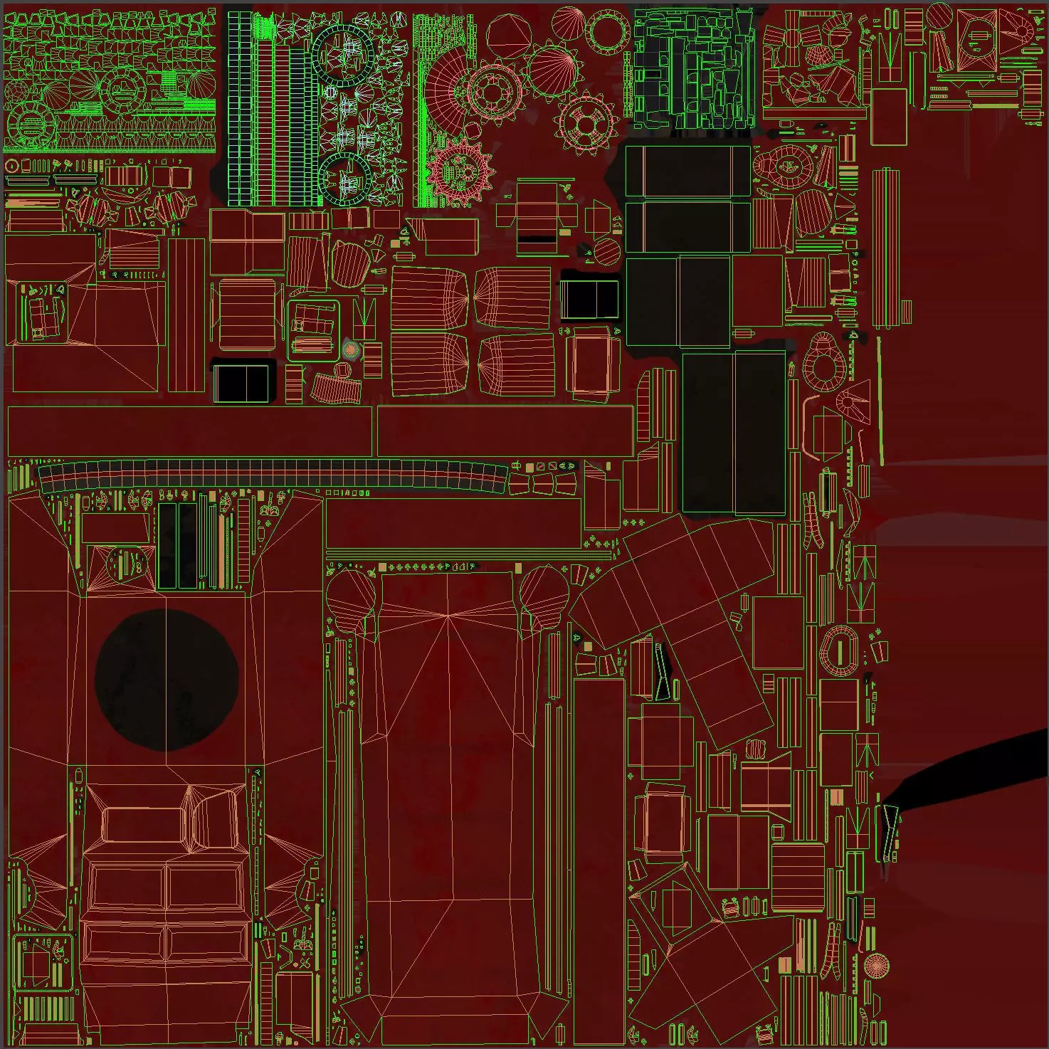 Big Wind Fire Fighting Tank - Game-Ready 3D Model - View 18