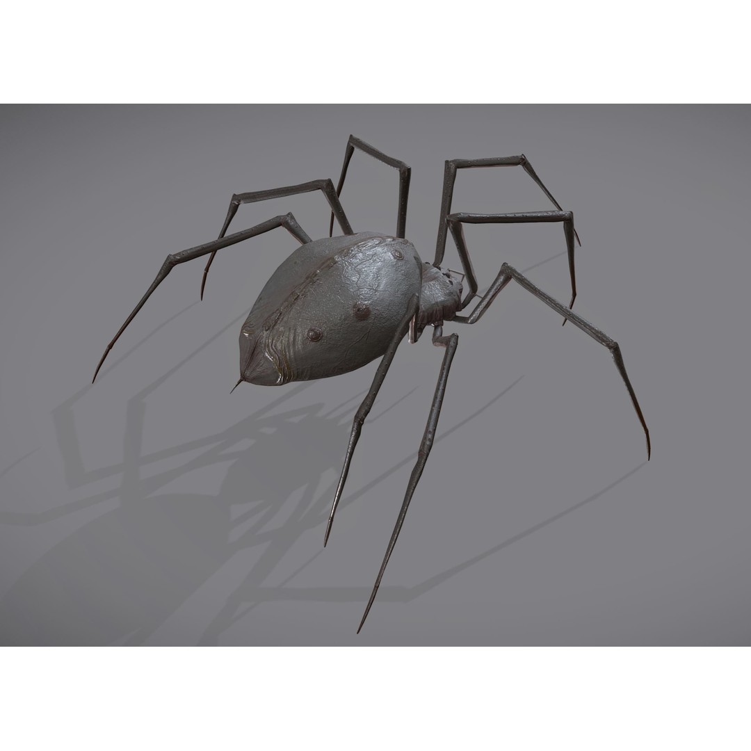 Spider Monster 3D Model – Low Poly Animated Creature, FBX - View 13