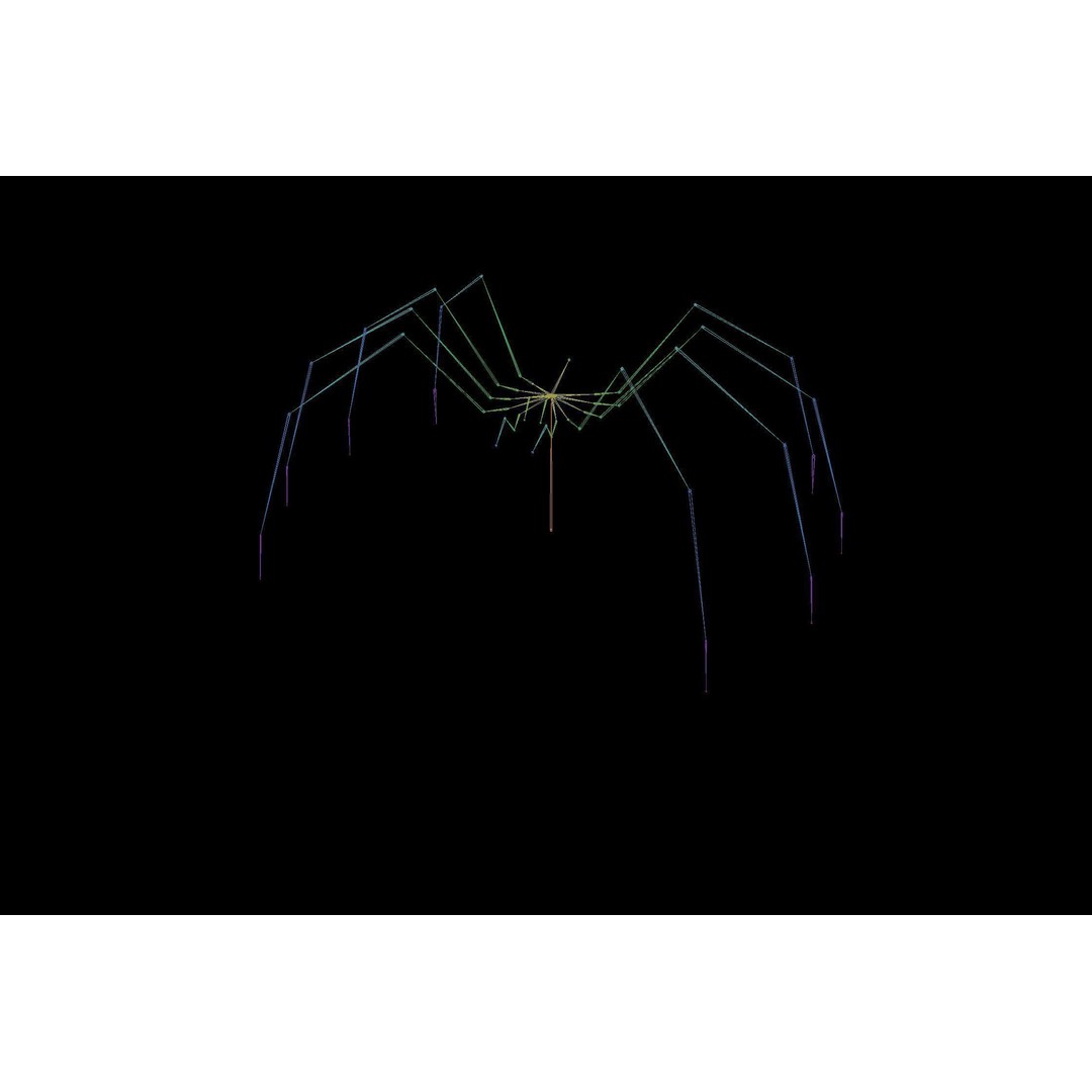 Spider Monster 3D Model – Low Poly Animated Creature, FBX - View 34