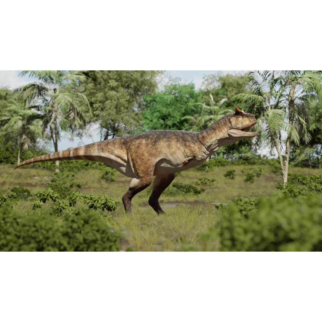 Carnotaurus 3D Model – Low Poly Rigged Asset with PBR Textures - View 9