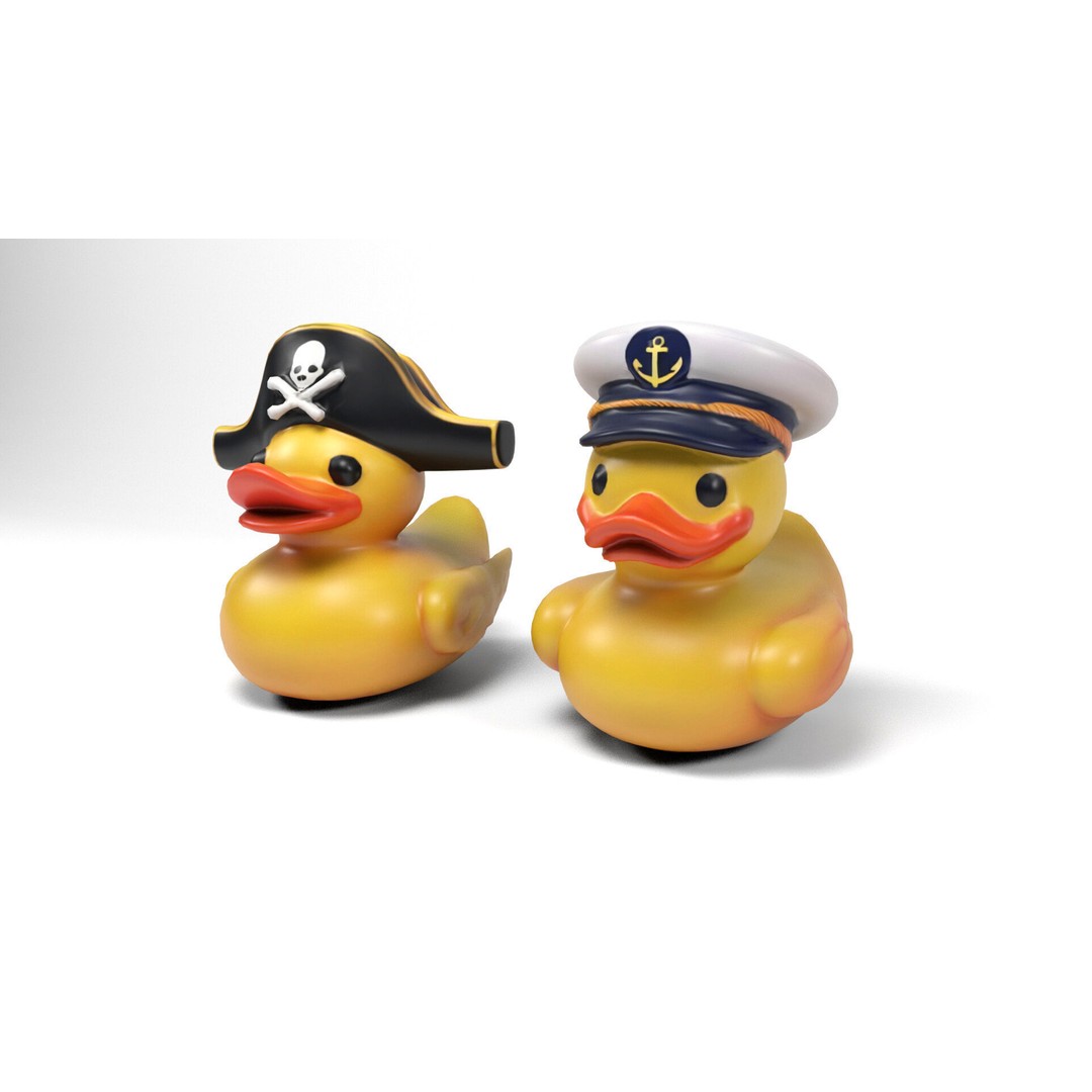 Ducklings 3D Model – Low Poly Animal Asset for Games and Animation - View 4