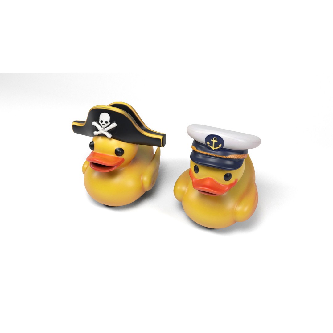 Ducklings 3D Model – Low Poly Animal Asset for Games and Animation - View 6