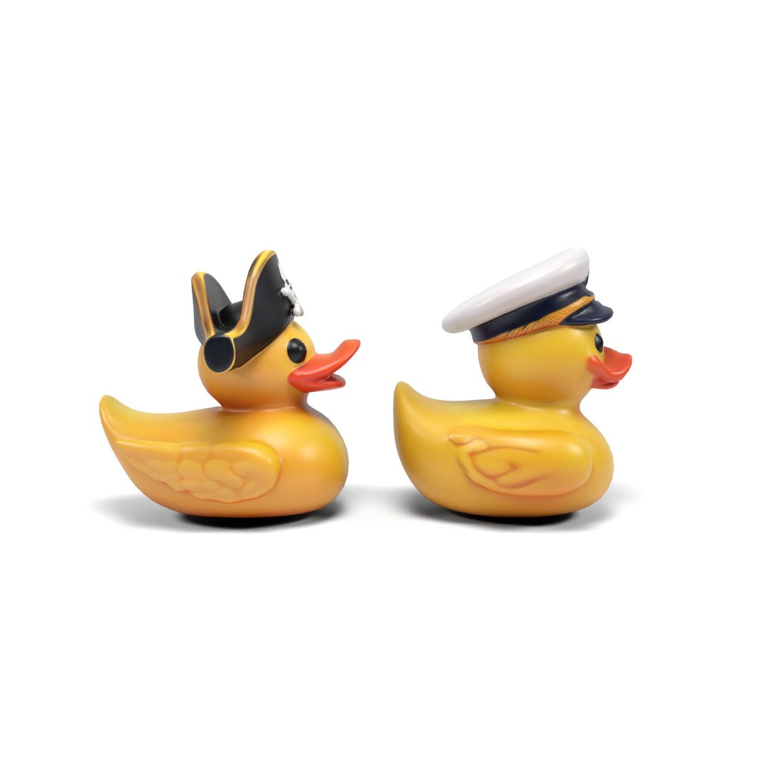 Ducklings 3D Model – Low Poly Animal Asset for Games and Animation - View 7