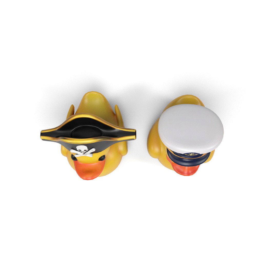 Ducklings 3D Model – Low Poly Animal Asset for Games and Animation - View 8