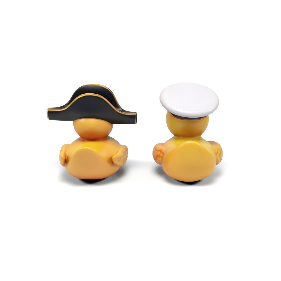 Ducklings 3D Model – Low Poly Animal Asset for Games and Animation - View 9