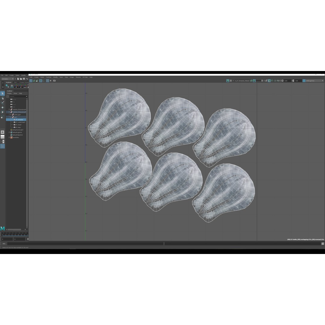 Jellyfish 3D Model – Low Poly Animated Marine Asset, FBX, PBR - View 21