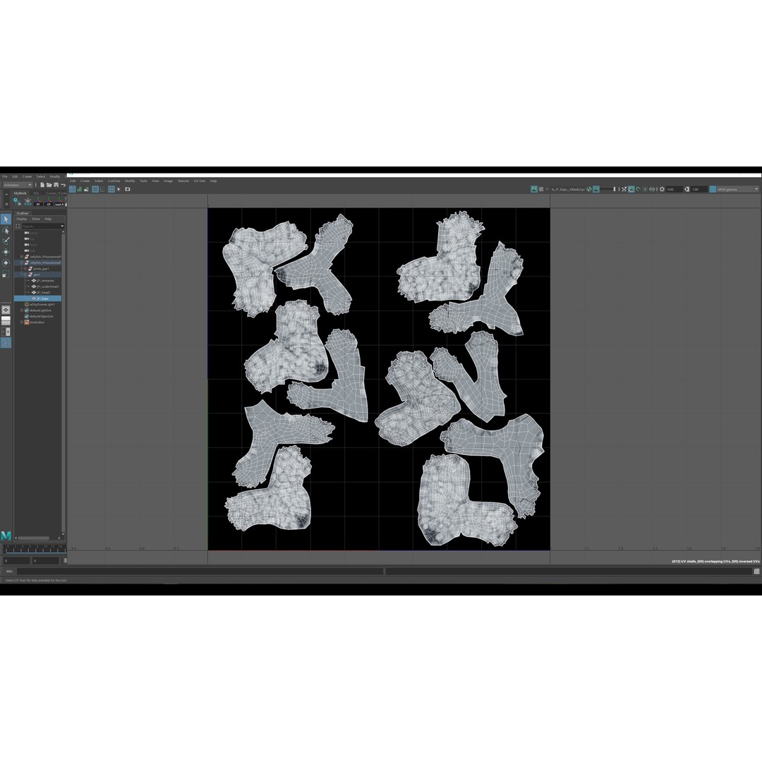 Jellyfish 3D Model – Low Poly Animated Marine Asset, FBX, PBR - View 24