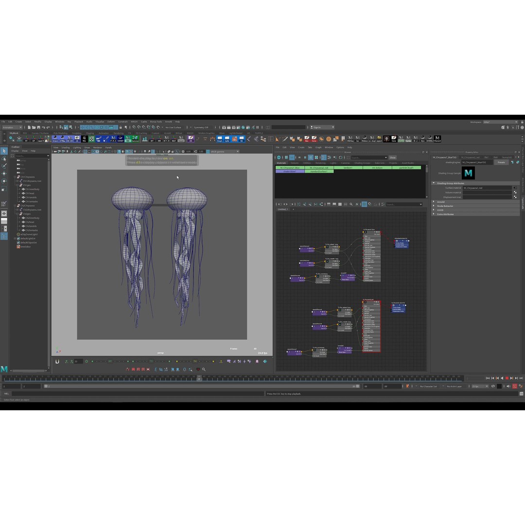 Jellyfish 3D Model – Low Poly Animated Marine Asset, FBX, PBR - View 6