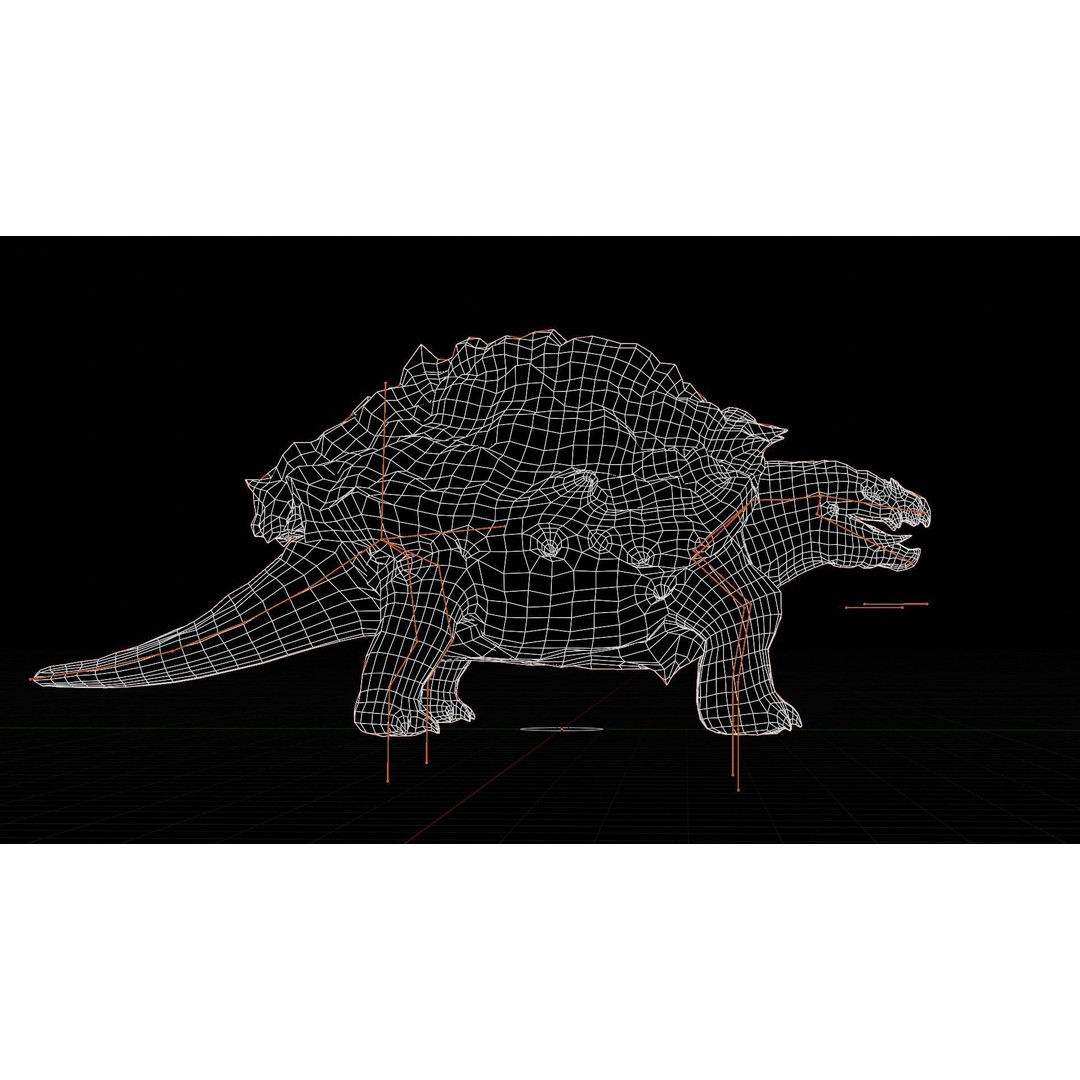 Golem Tortoise 3D Model – Low Poly Rigged Fantasy Creature, FBX - View 19