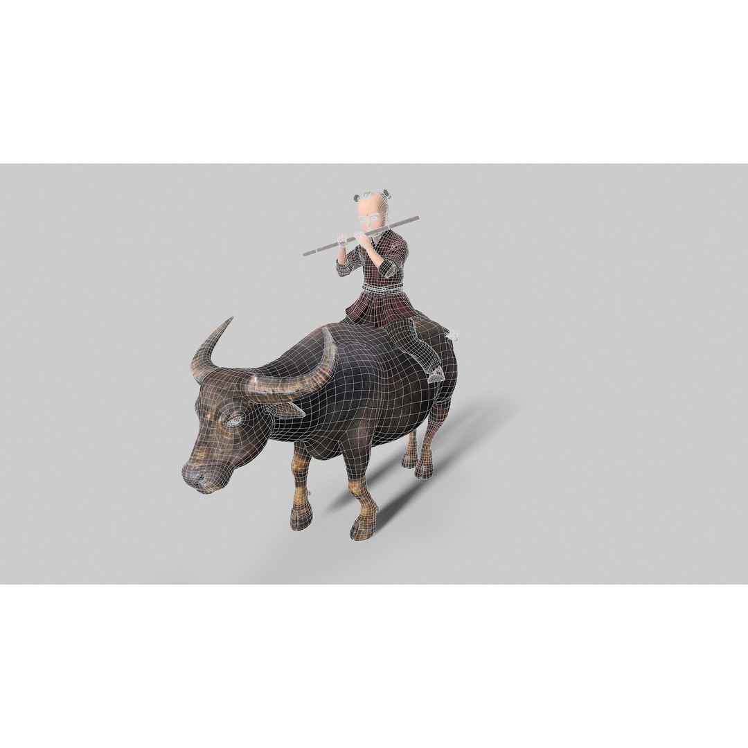 Children 3D Model – Low Poly Animated Character, FBX & MAX