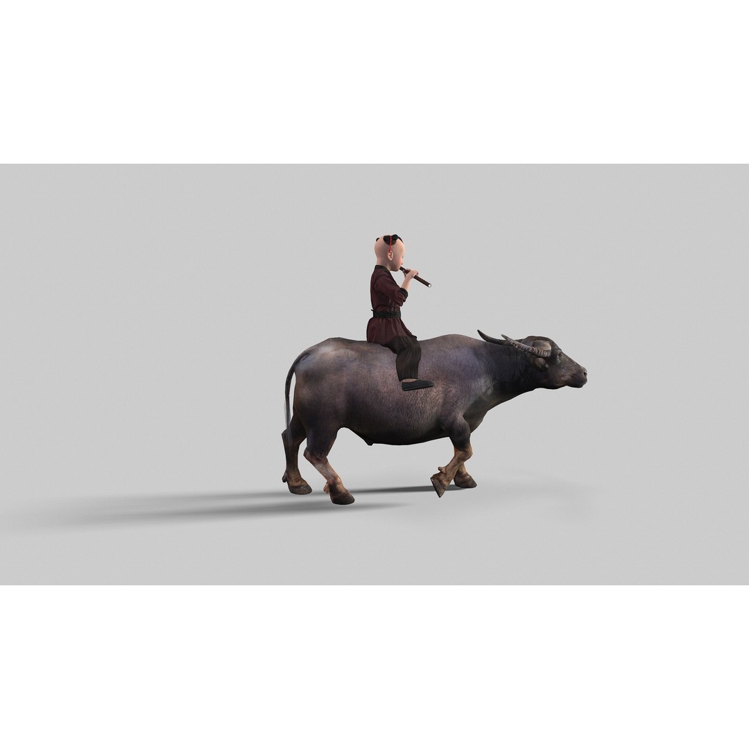 Children 3D Model – Low Poly Animated Character, FBX & MAX - View 12