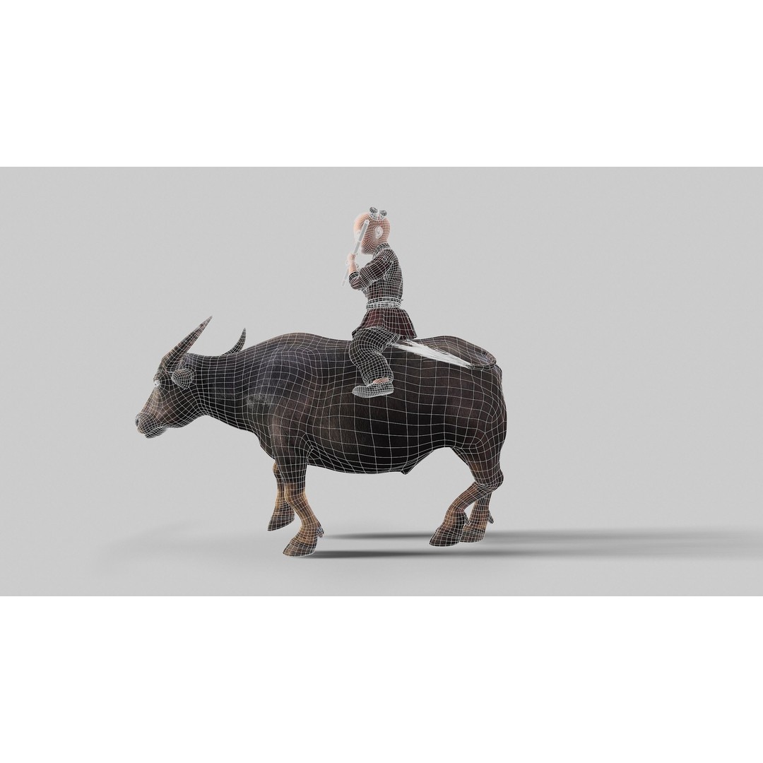 Children 3D Model – Low Poly Animated Character, FBX & MAX - View 14
