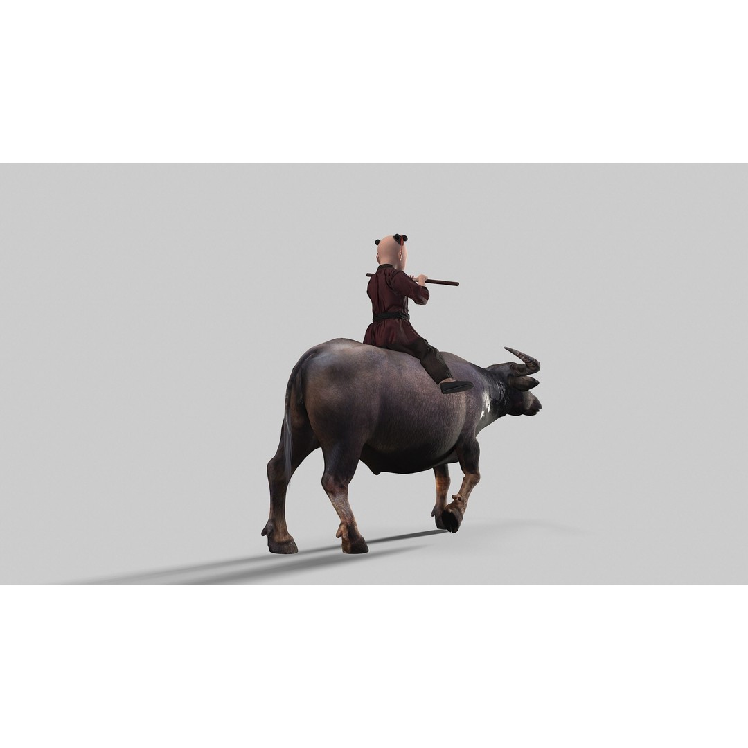 Children 3D Model – Low Poly Animated Character, FBX & MAX - View 5