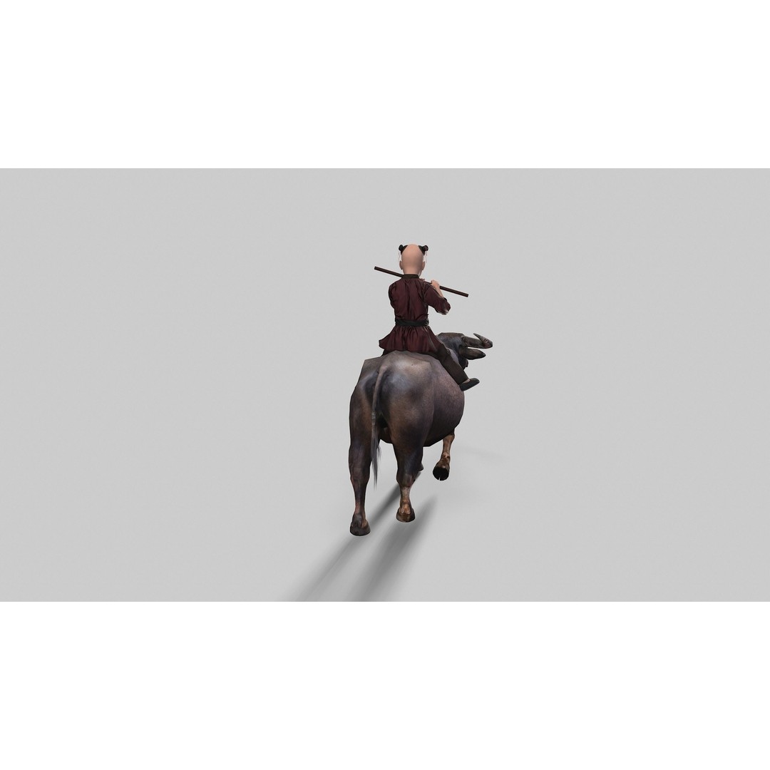 Children 3D Model – Low Poly Animated Character, FBX & MAX - View 6