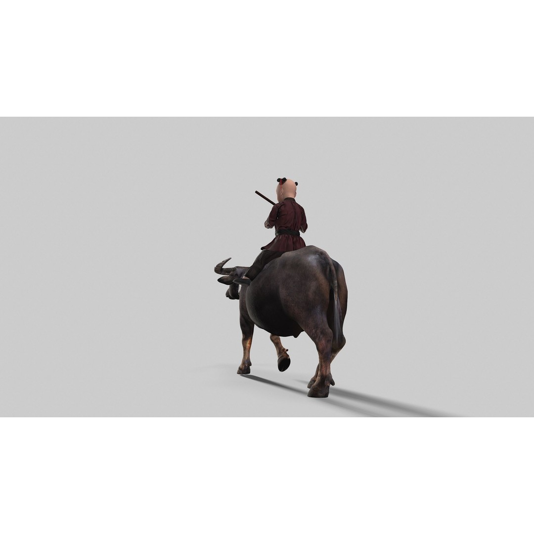 Children 3D Model – Low Poly Animated Character, FBX & MAX - View 7