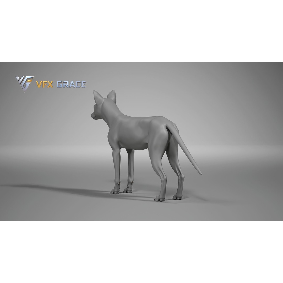 Red Fox 3D Model – High Poly Game-Ready Character Asset for Unreal Engine - View 14