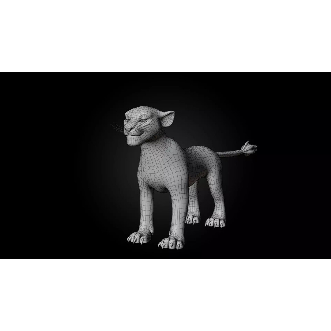 Lion Pride Pack 3D Model – Stylized Rigged Characters, FBX - View 16