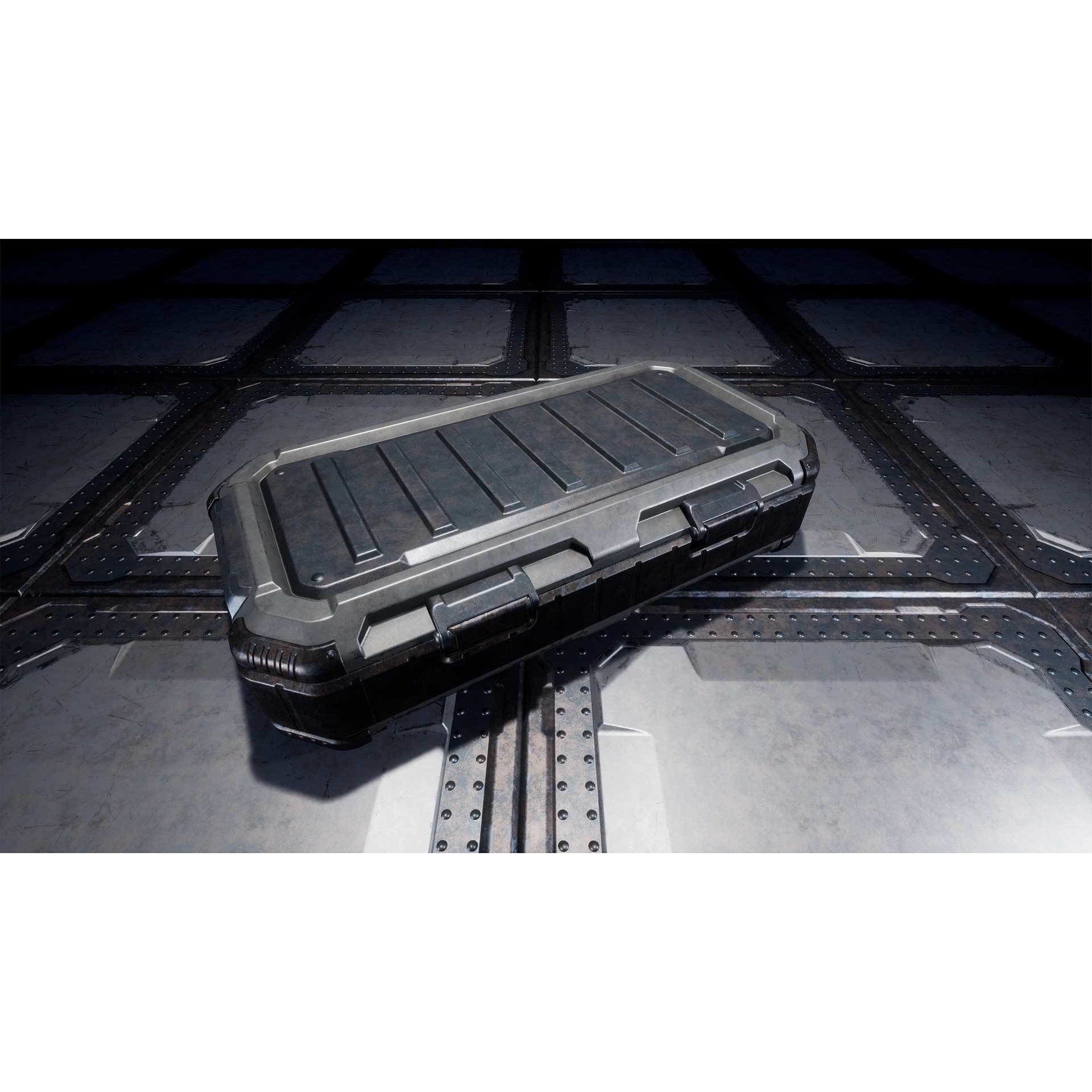 Sci-fi Cargo Container - Low-Poly Game-Ready 3D Model - View 10