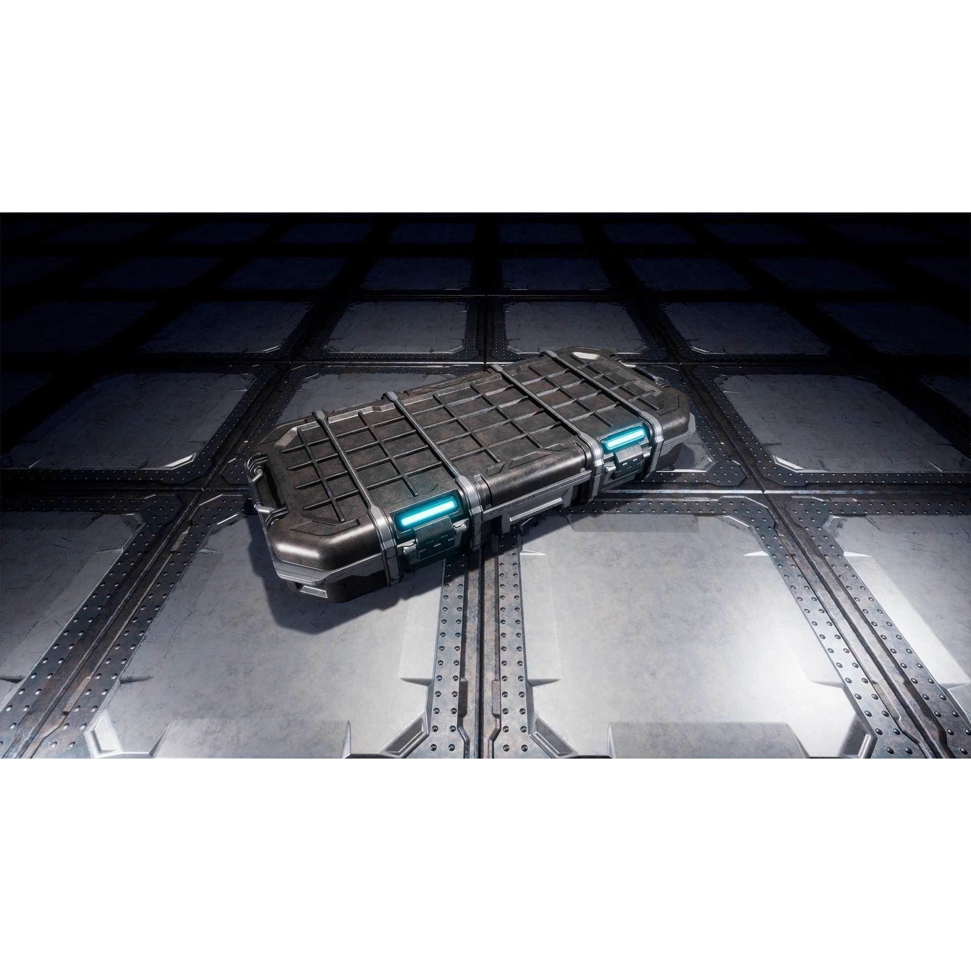 Sci-fi Cargo Container - Low-Poly Game-Ready 3D Model - View 13