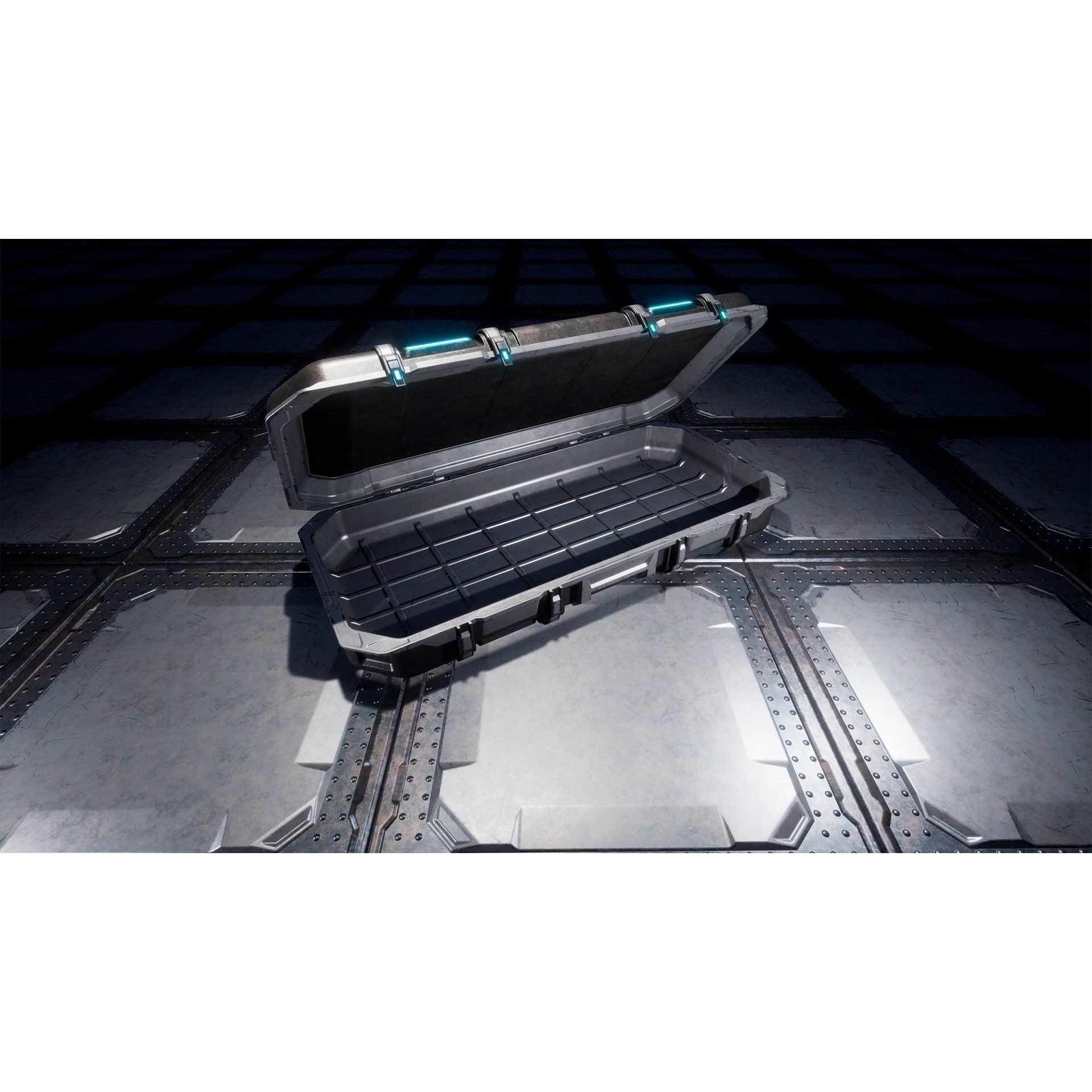 Sci-fi Cargo Container - Low-Poly Game-Ready 3D Model - View 14