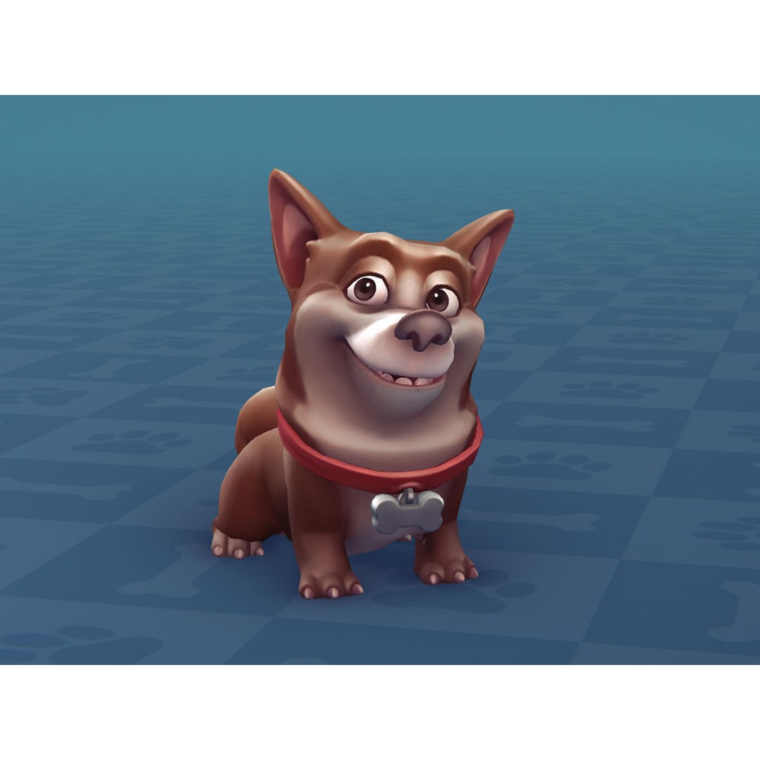 Cartoon Dogs 3D Model – Low Poly Animated Game Asset, FBX - View 16
