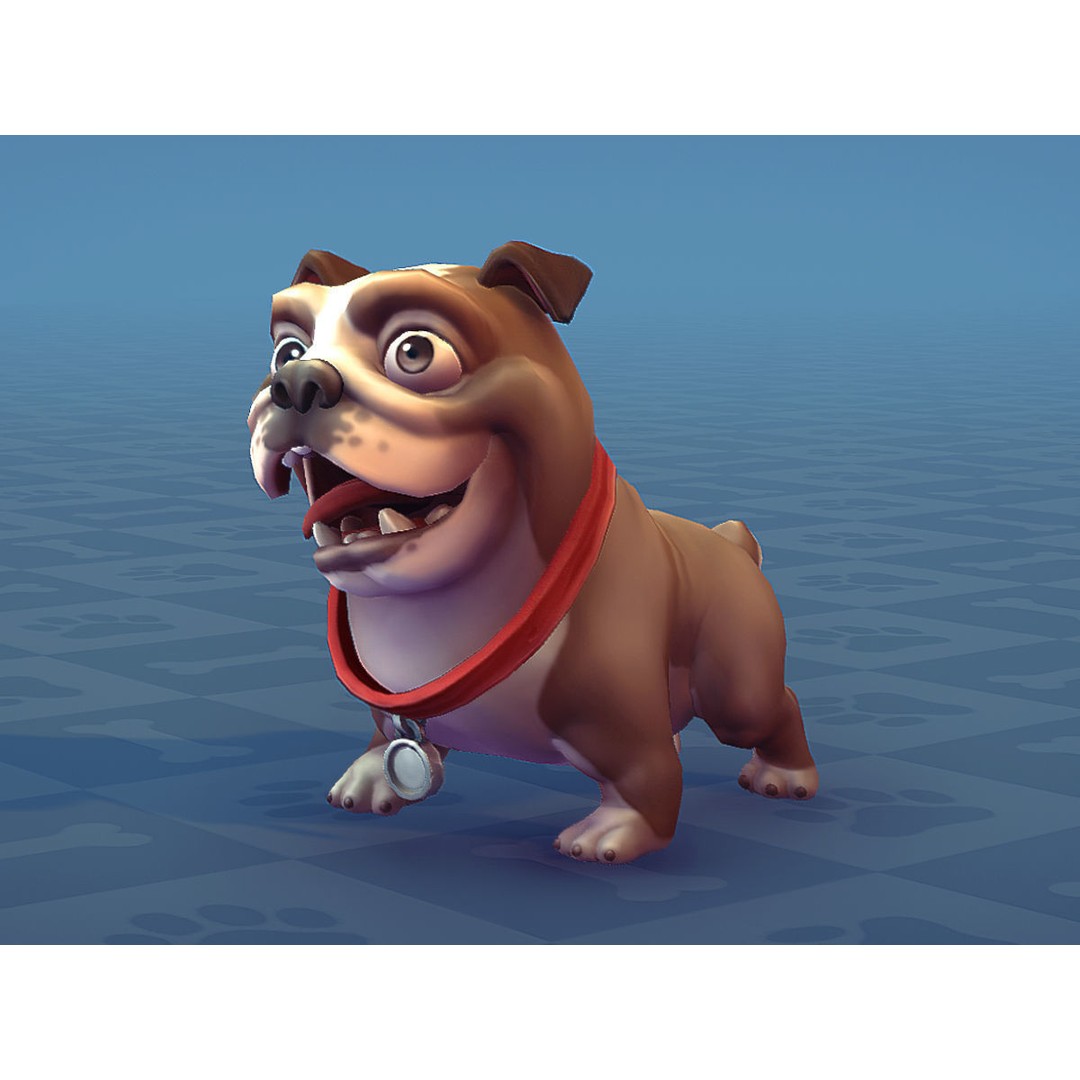 Cartoon Dogs 3D Model – Low Poly Animated Game Asset, FBX - View 4