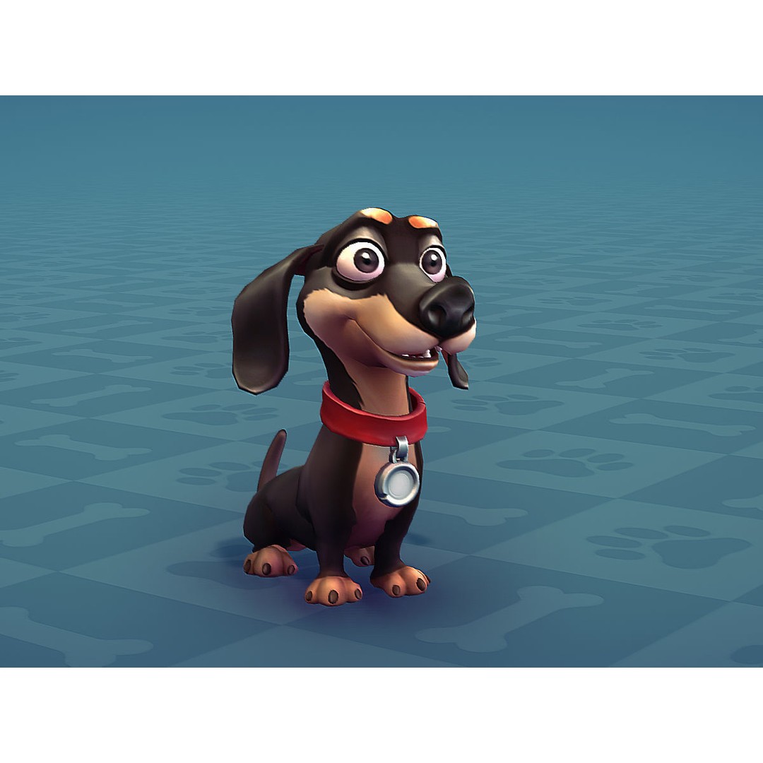 Cartoon Dogs 3D Model – Low Poly Animated Game Asset, FBX - View 7