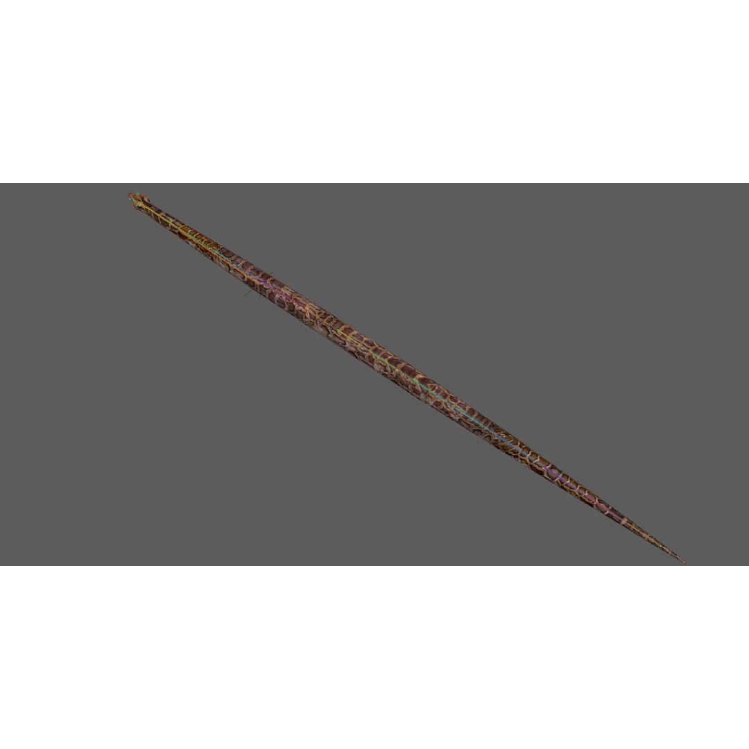 Burmese Python 3D Model – Rigged PBR Asset, Blender, FBX, OBJ - View 21