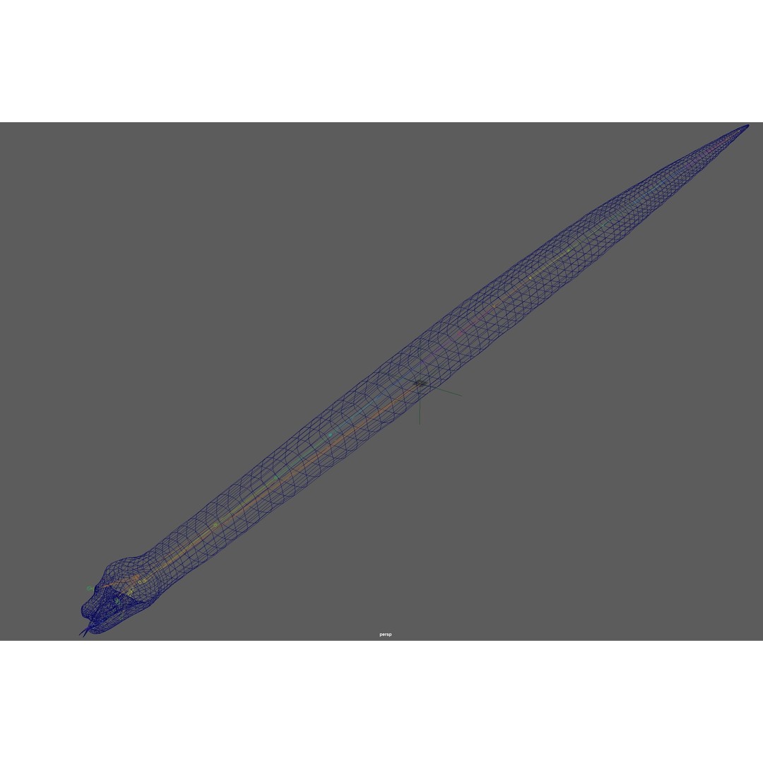 Burmese Python 3D Model – Rigged PBR Asset, Blender, FBX, OBJ - View 25