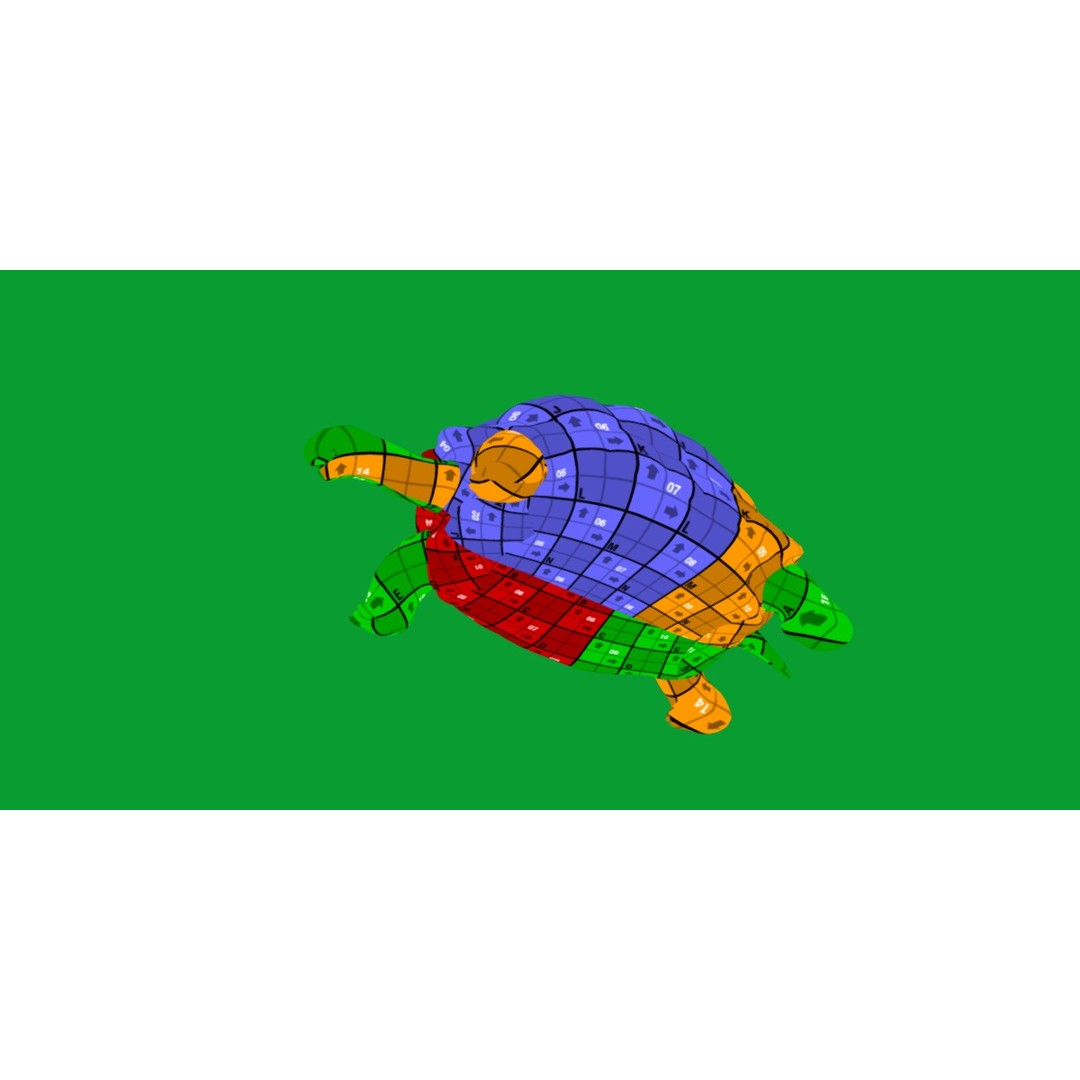 Galapagos Giant Tortoise 3D Model – Low Poly Game Ready, FBX, OBJ - View 18