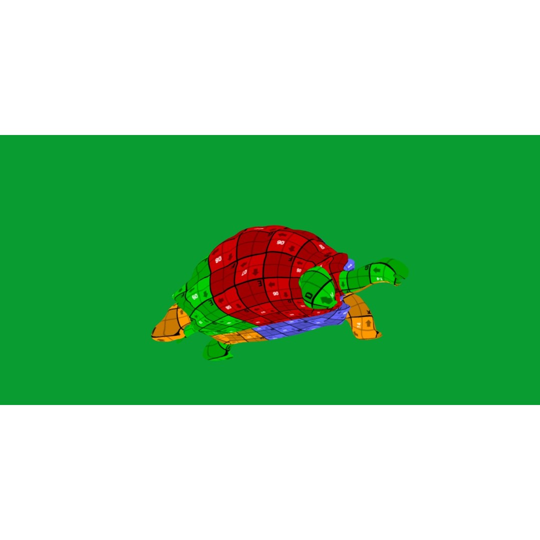 Galapagos Giant Tortoise 3D Model – Low Poly Game Ready, FBX, OBJ - View 19