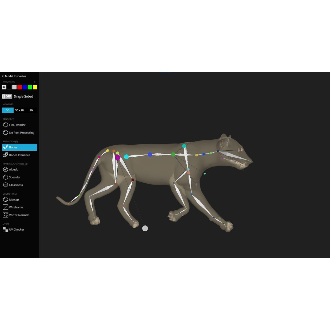 Realistic Lioness 3D Model – Low Poly Rigged Animation, FBX, Blender