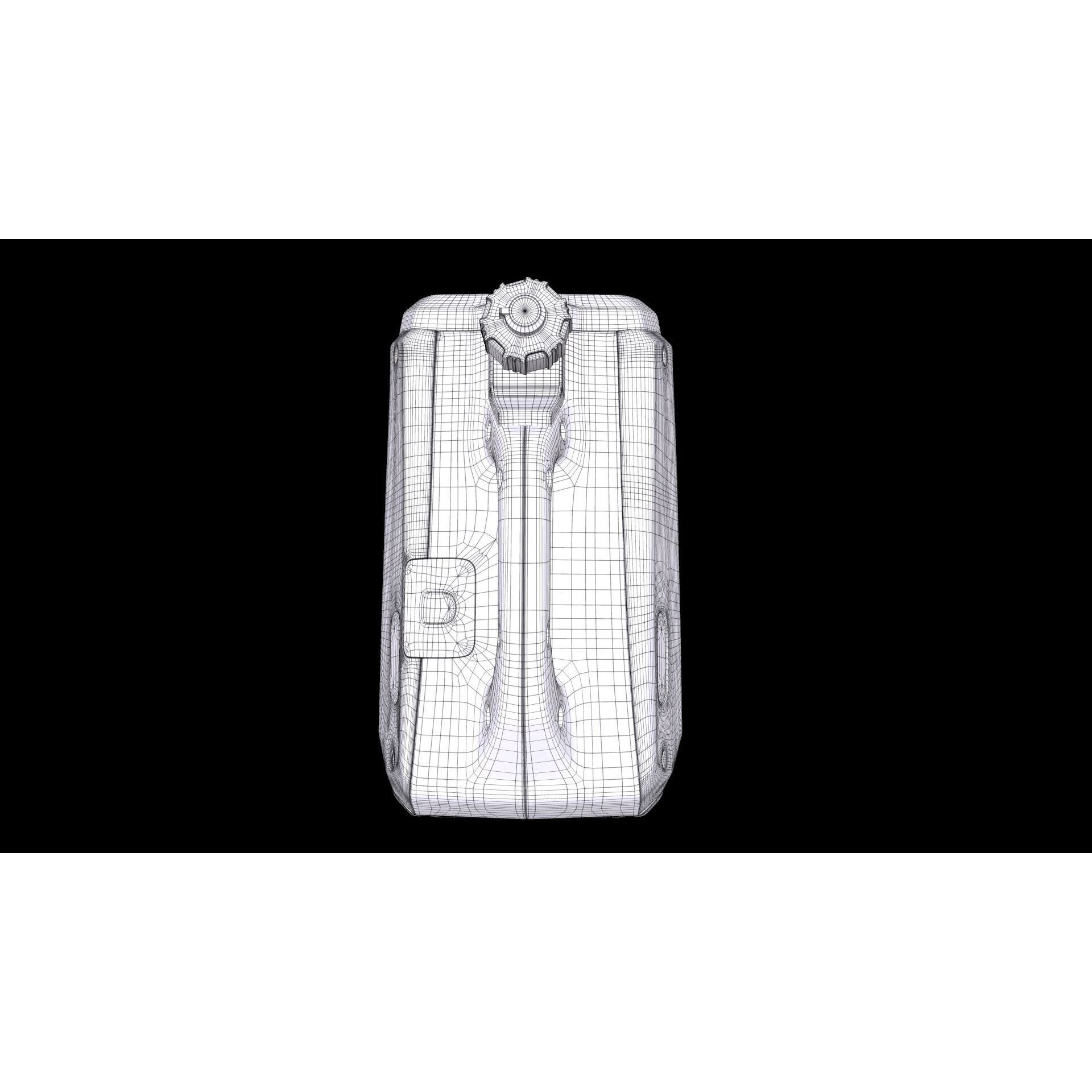 maXpeedingrods Portable Inverter Generator - Low-Poly Game-Ready 3D Model - View 12