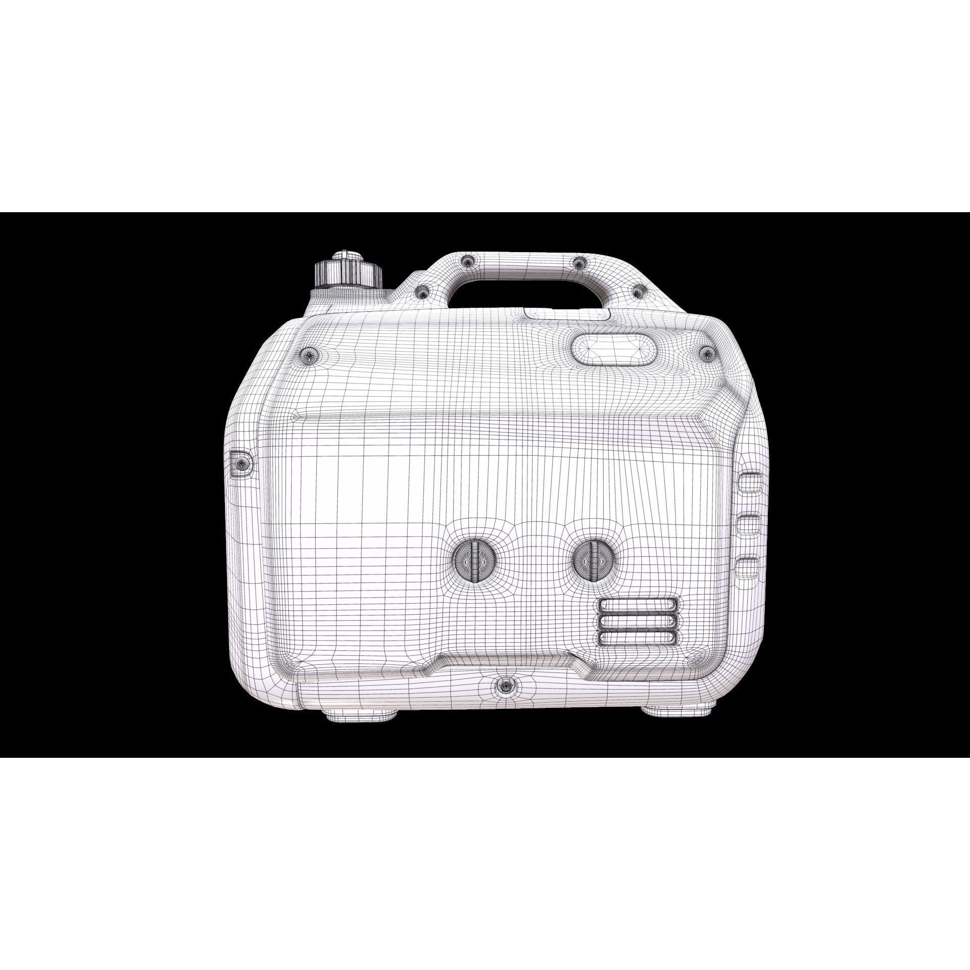 maXpeedingrods Portable Inverter Generator - Low-Poly Game-Ready 3D Model - View 13